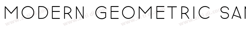 Modern Geometric San字体转换